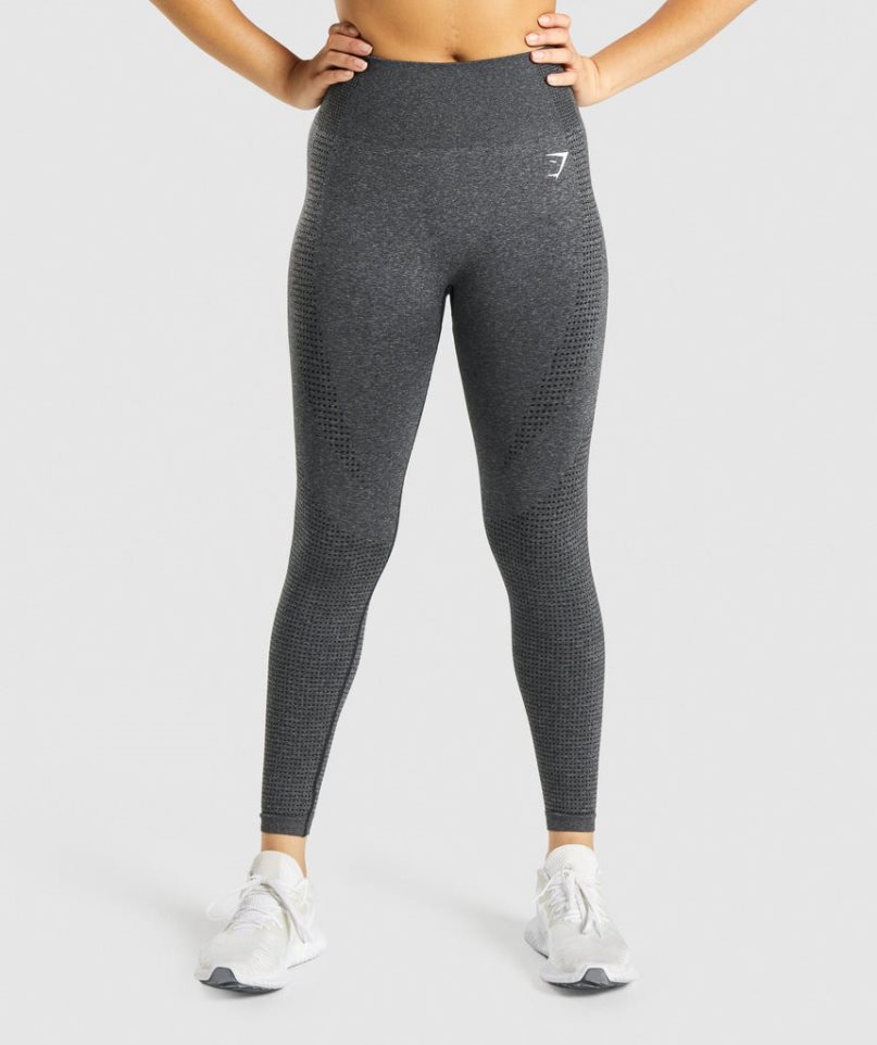 Women\'s Gymshark Vital Seamless 2.0 Leggings Grey | CA 3N1A05